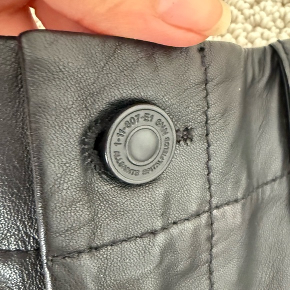 All Saints Leather Cargo Pants - Picture 7 of 16